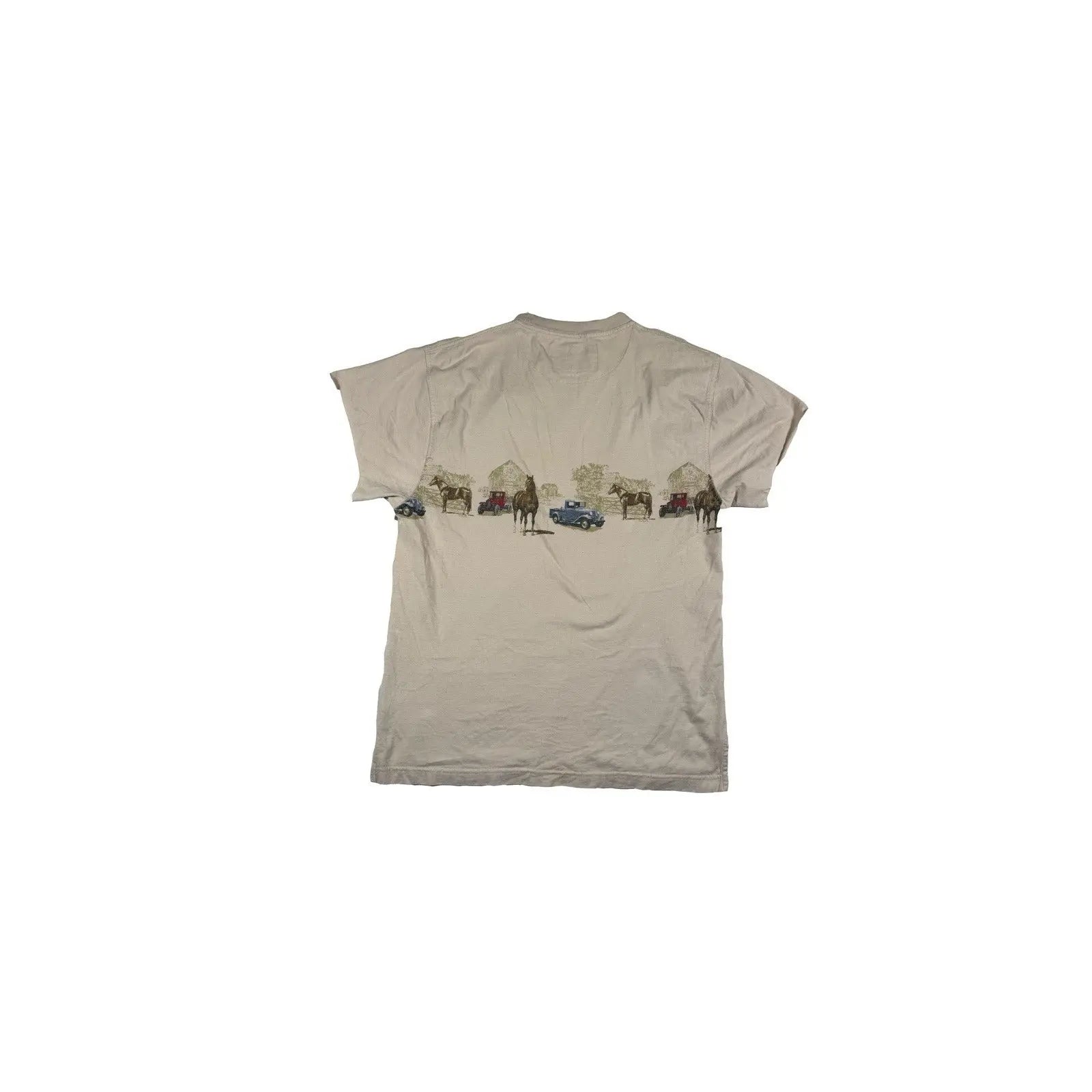 Unisex Vintage Horses V-cut Tee - Offline Garments