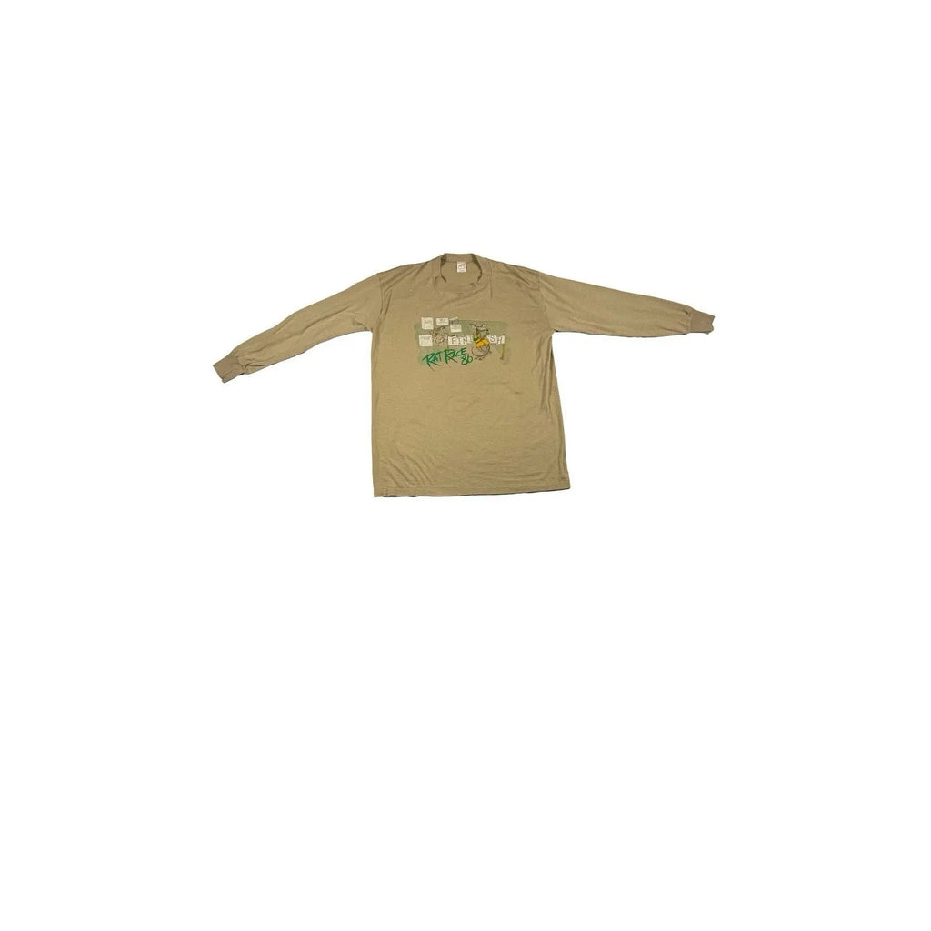 Unisex Vintage 1986 Rat Race Marathon Longsleeve Shirt - Offline Garments