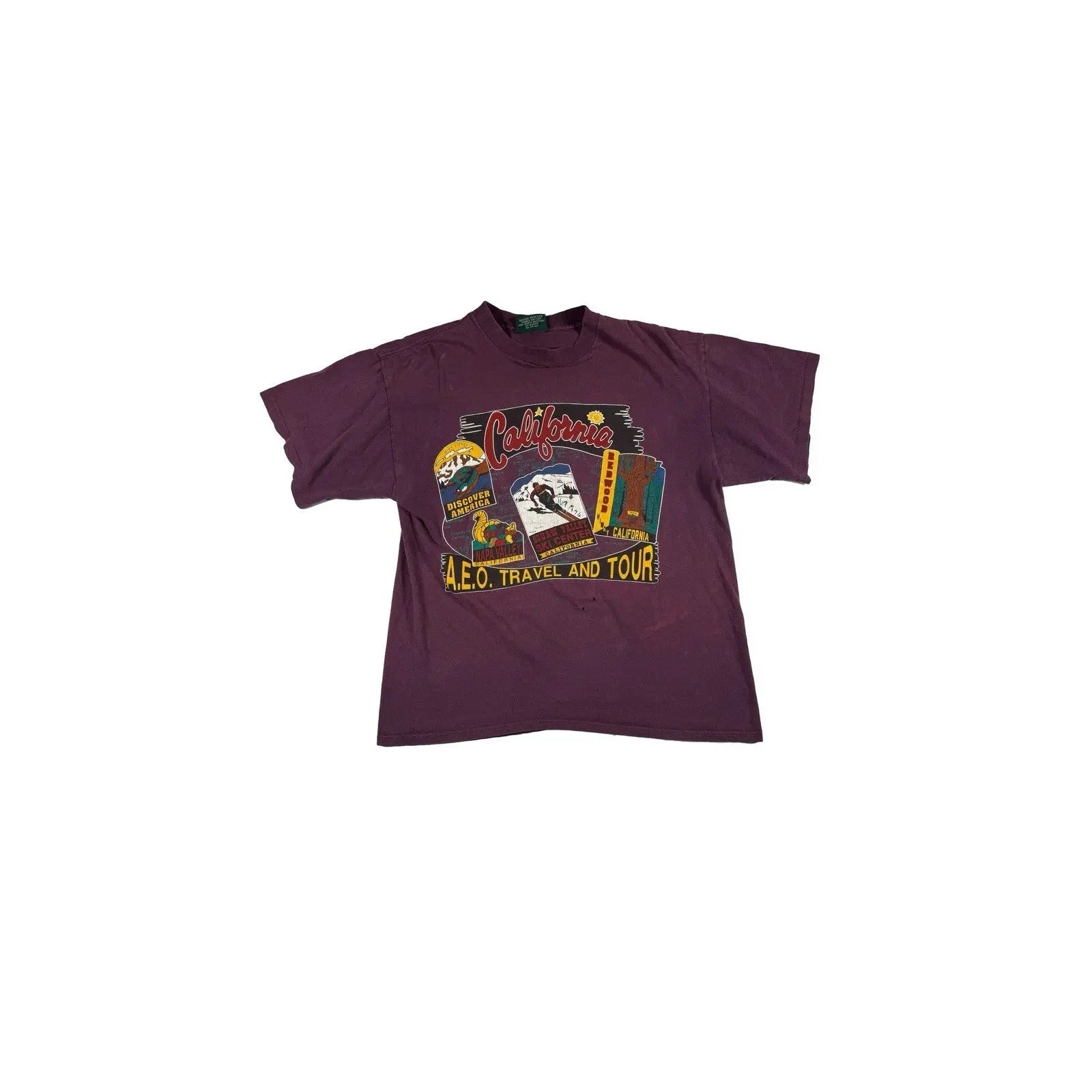 Unisex Vintage Cali Marathon Tee - Offline Garments